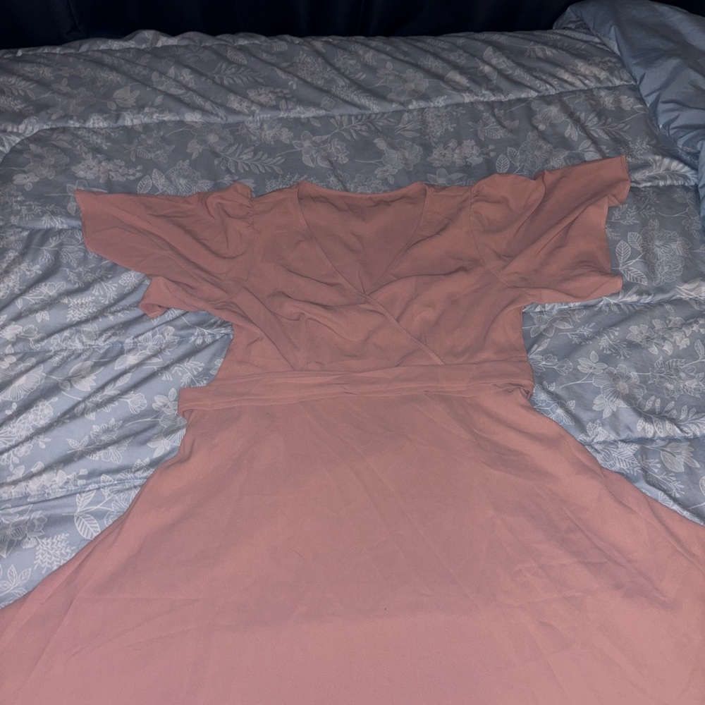 Elegant Pink Women's Dress